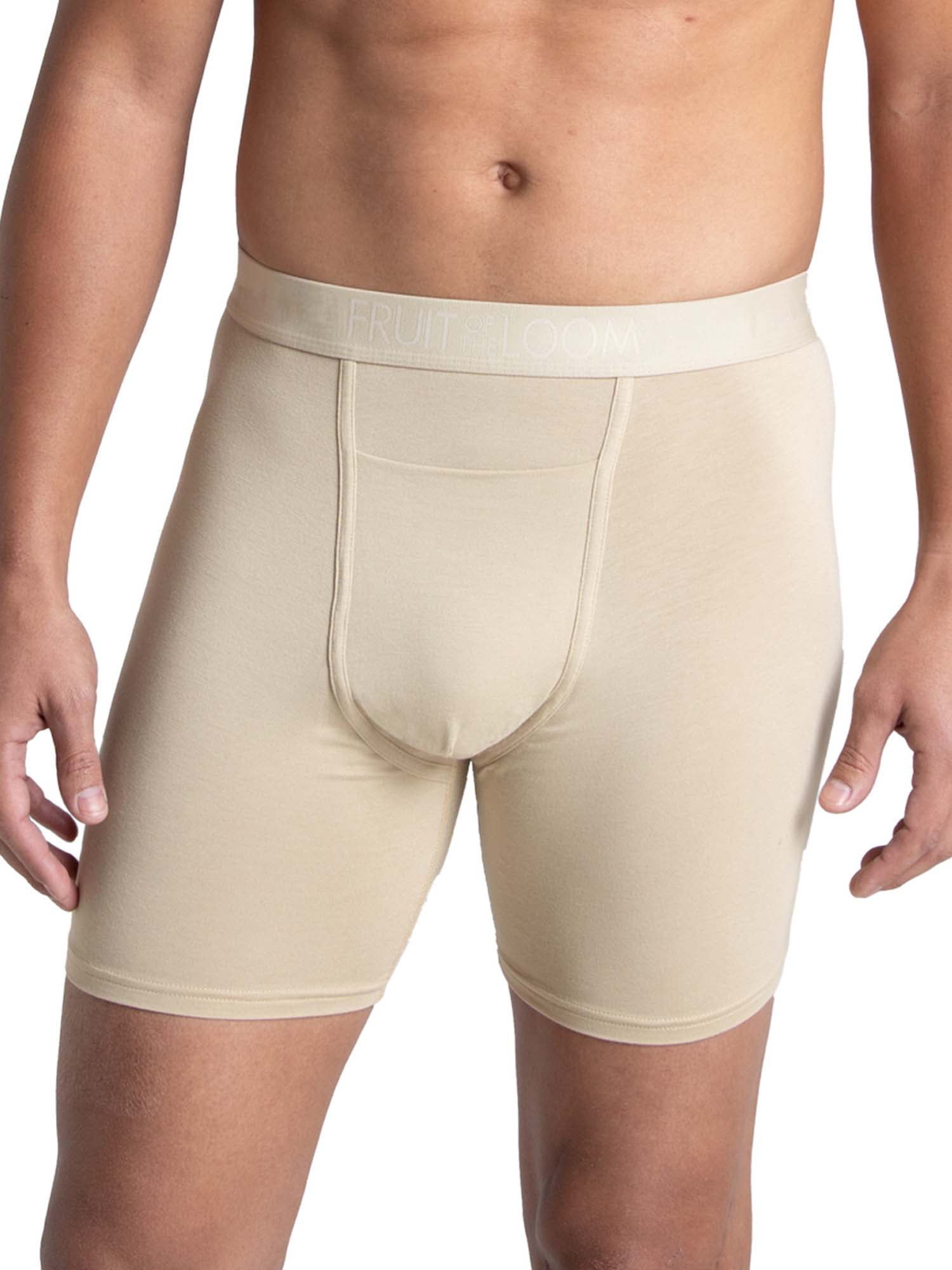 Fruit of the Loom Men's Fruitful Threads Boxer Briefs, 3-Pack