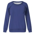 thumbnail image 4 of Pompotops Chemises Décontractées à Manches Longues pour Femmes, Chandail en Molleton à Col Rond Imprimé, Pull Tunique Ample en Solde, 4 of 7