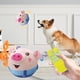 thumbnail image 4 of Juguetes interactivos para perros de cerdo de dibujos animados pelotas para perros que hablan en movimiento pelotas que rebotan para mascotas, 4 of 7