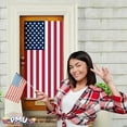 thumbnail image 4 of PMU 30 x 60in Patriotic American Flag Door Cover | 4th Of July Patriotic Decorations | Fourth of JulyFlag Outdoor | USA Flag Door cover | Easy to Hang Patriotic Party Decorations (3/Pkg) Pkg/1, 4 of 7