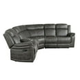 thumbnail image 2 of Bowery Hill 3-Piece Wood and Microfiber Reclining Sectional in Brownish Gray, 2 of 9
