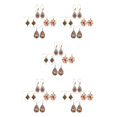 thumbnail image 2 of VONKY 4a Set Of 2 Boho Earrings Set Mix And Match For Endless Style Options Vintage Drop Earrings 5Set, 2 of 6