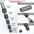 thumbnail image 6 of Professiona Heavy-Duty Carbon Fiber 70" Monopod/Unipod (Dual Optional Head) for Sony HXR-NX30, 6 of 7