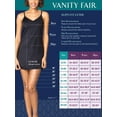 thumbnail image 2 of Vanity Fair Womens Body Foundation Half Slip, M-16 Length, Midnight Black, 2 of 2