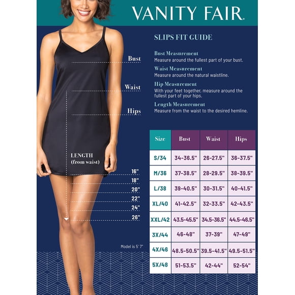 Vanity Fair Female Body Foundation Half Slip 11072