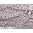 thumbnail image 2 of Soimoi polyester Crepe Fabric Leaves & Poppy Floral Decor Fabric Printed Yard 42 Inch Wide, 2 of 6