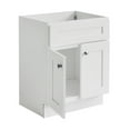 thumbnail image 6 of Design House Brookings Solid Wood 24" Fully Assembled 2-Door Shaker Bathroom Vanity Cabinet, Sherwin Williams® White, 6 of 13