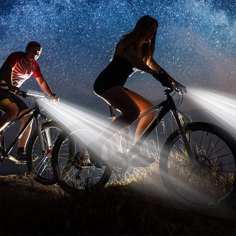 Lumière Vélo 1800 Lumen Bike Light Front Back Bicycle Lights Night ...
