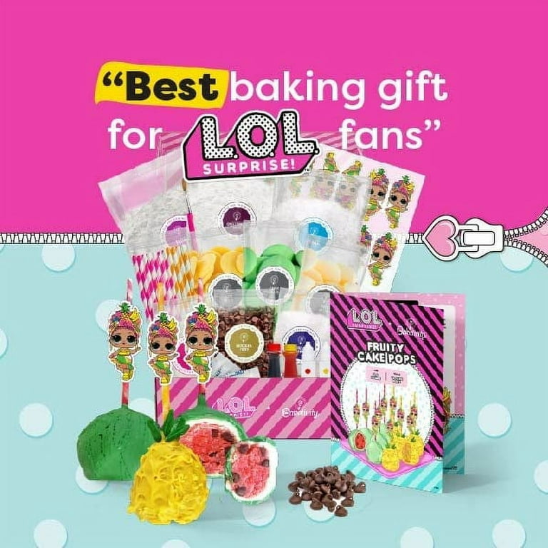 LOL SURPRISE DOLLS + BAKETIVITY Sugar Cookies Baking Kits | DIY Kids Toys  Baking Sets for Girls 6-12 and Boys | LOL Present Surprise Sugar Cookie
