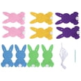 thumbnail image 2 of Pancartas que cuelgan decoración de conejito de Pascua telas no tejidas con cuerda para suministros para fiestas en el hogar, 2 of 5