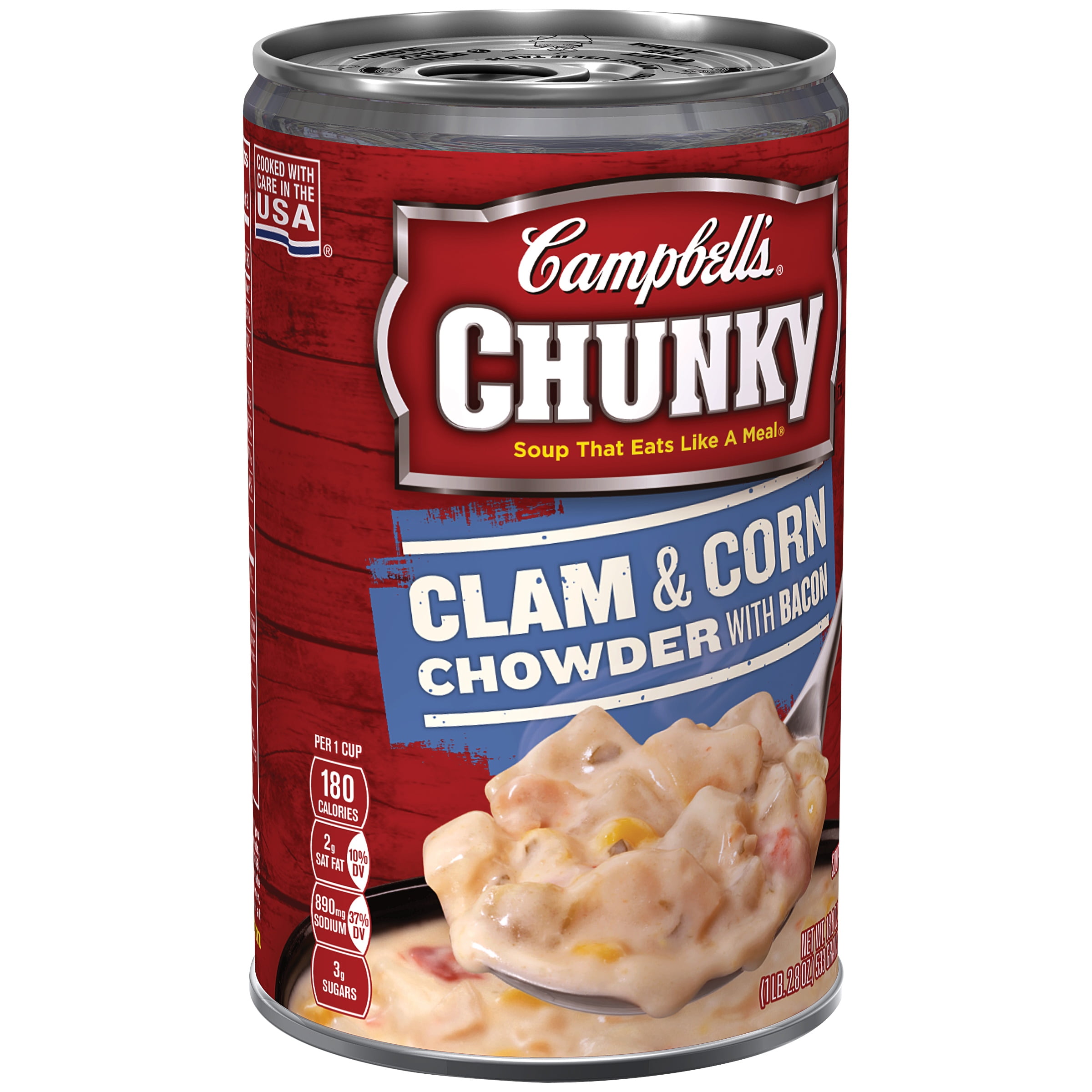 Campbell's Chunky Clam & Corn Chowder with Bacon Soup, 18.8 oz by Campbell Soup Company