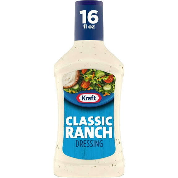 Kraft Classic Ranch Salad Dressing (16 fl oz Bottle) (Pack of 48)
