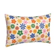 thumbnail image 2 of Fotbe Groovy Daisy Flowers Pillow Cases - Envelope Closure - Luxury, Extra Soft, Cooling Pillow Covers - Wrinkle, Fade, Stain Resistant-20"x30", 2 of 9