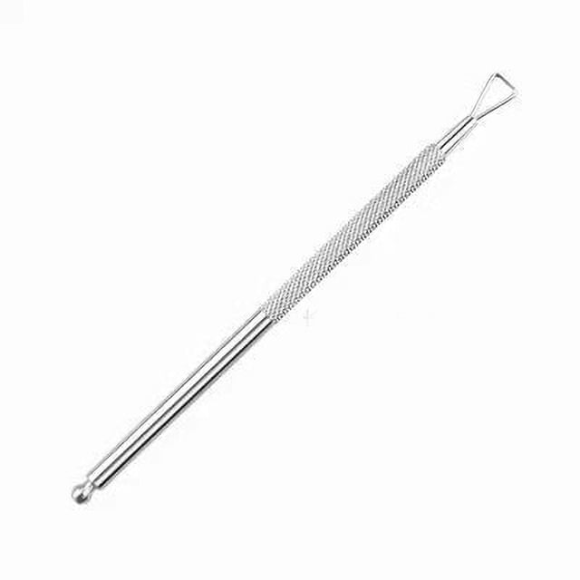 Oubit Racleur de Gel pour les Ongles, Racleur de Gel pour les Ongles Inoxydable Cuticule Poussoir Cuticule Décapant Performance Inégalée