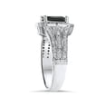 thumbnail image 3 of Vintage White Gold 2 ct Blue Sapphire & Diamond Halo Engagement Ring, 3 of 3
