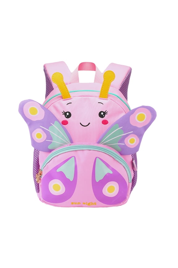 Kids Toddler School Backpack Girls Small 3D Cute Cartoon Bookbags Daycare Nursery Travel Bags,Pink Butterfly