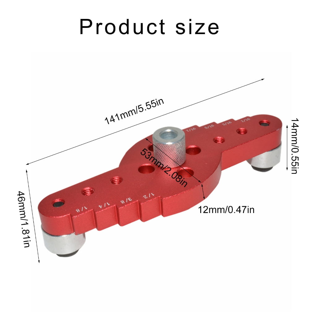 Geemin Vertical Pocket Jig Hole Woodworking Doweling Jig Set Self Centering Drill Guide