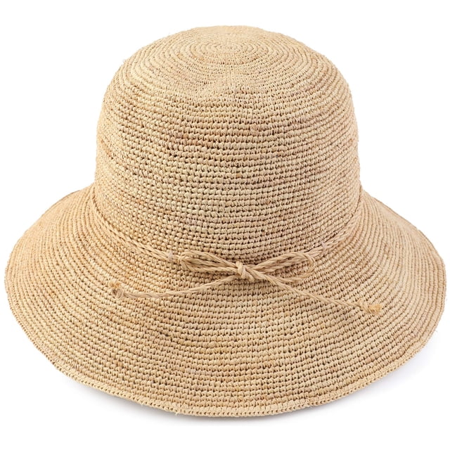 Sombrero de paja Melesh a la moda para mujer, verano, playa
