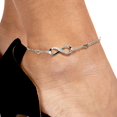 thumbnail image 6 of SERASAR Infinity Sign Anklet Jewelry for Women 925 Sterling Silver 18K Gold Jewelry Anklet for Women, Jewelry for Girls, Birthday Gift for Women, 6 of 8