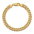 thumbnail image 5 of 14K Yellow Gold bracelet Chain style Curb 8 in 7.75 mm, 5 of 5