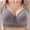Grey, variant on Gymayou High Support Wireless Bras for Women Adjustable Strap Full Coverage Comfort Bra No Underwire Gentle Lift Up Bras Beige L