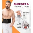 thumbnail image 5 of SNUG360 Back Brace for Lower Back Pain, Adjustable Back Brace for Women & Men (Medium), 5 of 6
