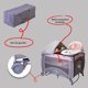 thumbnail image 4 of Cuna Corral Para Bebé AEIOU P1002 con Bambineto y Cambiador rosa, 4 of 8