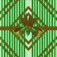thumbnail image 1 of Ahgly Company Machine Washable Indoor Square Transitional Green Area Rugs, 5' Square, 1 of 7