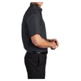 thumbnail image 3 of Mens Short Sleeve Easy Care Cotton/Polyester Shirt Classic Navy/ Light Stone Large, 3 of 6