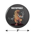 thumbnail image 3 of Unstoppable Tyrannosaurus Rex Dinosaur Kitchen Refrigerator Locker Button Magnet, 3 of 5
