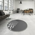 thumbnail image 4 of Ahgly Company Machine Washable Indoor Rectangle Transitional Black Area Rugs, 2' x 3', 4 of 7