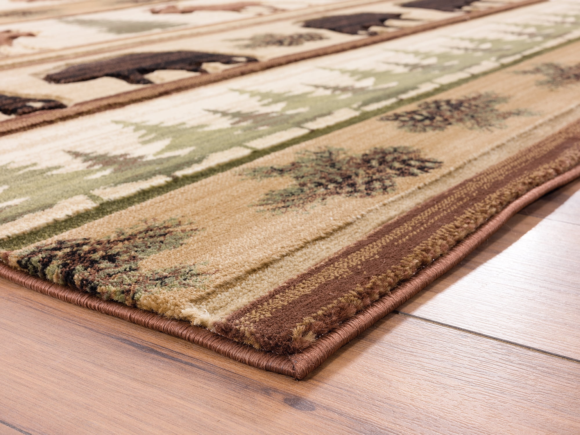 United Weavers Rustic Forest Causey Lodge Southwestern Area Rug, Beige, 2'7" x 4'2"