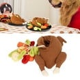 thumbnail image 4 of Dog Snuffle Toy, Stress Release Hide Food Keep Clean Training Roasted Turkey Pet Snuffle Toy  For Pets, 4 of 8