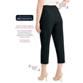 thumbnail image 4 of Roaman's Women's Plus Size Bend Over Capri Pant, 4 of 4