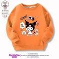 thumbnail image 1 of Sanrioed-Jersey de manga larga con cuello redondo para niños, sudaderas con capucha de dibujos animados, ropa de moda, regalo para niños, Cinnamoroll Kuromi, 1 of 5