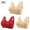 Black, variant on Bras for Women 2025 3Pcs Comfy Convenient Front Closure Bras Full Support No Underwire Bras
