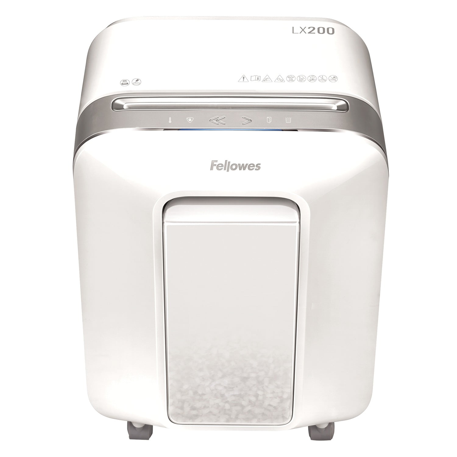 Fellowes Powershred LX200 Micro-Cut Paper Shredder, White