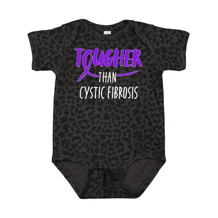 

Inktastic Tougher Than Cystic Fibrosis Gift Baby Boy or Baby Girl Bodysuit