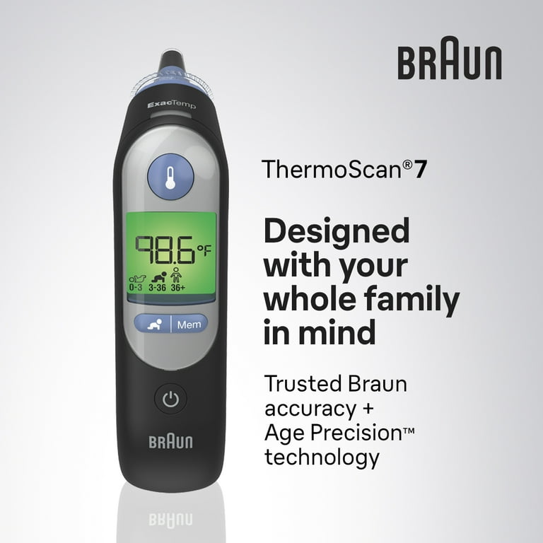 Braun ThermoScan 7 IRT6520 Infrarot-Ohrthermometer mit Age