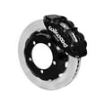 thumbnail image 3 of WILWOOD FRONT & REAR BIG BRAKE COMBO WITH FREE BRAKE LINES, PARKING BRAKE CABLE & FLUID, SL6R 13 SLOTTED FRONT & DPL 12 REAR, BLACK, For 1966-1975 FORD BRONCO W/2.00 OFFSET BIG REAR, 3 of 9