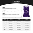 thumbnail image 5 of Logiee Crystal Purple Snowflake Print Women's Workout Tank Top, Dry Fit Summer Tank Top,Gym Yoga Workout Sports Tee,Sleeveless Athletic Shirts-XX-Large, 5 of 7