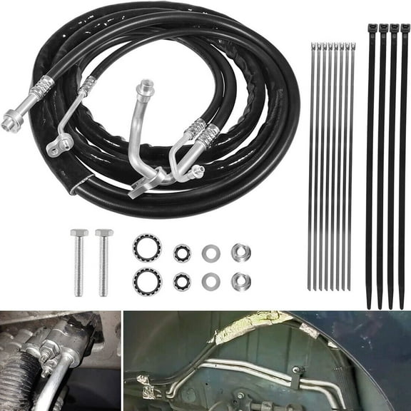 Rear Auxiliary AC Line Set Hose Assembly For AT34653 GMC Chevrolet Saturn Buick