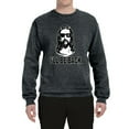 thumbnail image 2 of Wild Bobby Jesus: Ill Be Back Inspirational/Christian Unisex Crewneck Graphic Sweatshirt, Heather Black, 3X-Large, 2 of 5
