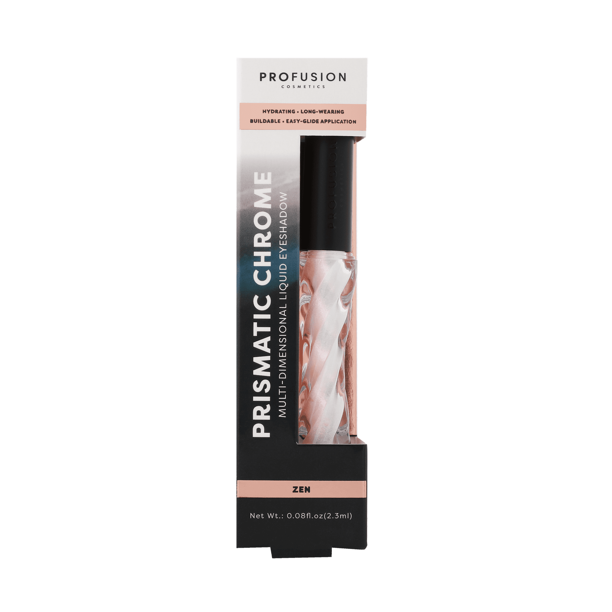 Profusion Cosmetics Prismatic Chrome Multi-Dimensional Liquid Eyeshadow  Hydrating  Long-Wearing for Vibrant Eye Looks  Zen