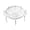 White, variant on Halloween Spiderweb Candy Bowl Metal Candy Basket with Spider Leg Stand Large Capacity Serving Tray for Candy Fruit Snack Halloween Party Table Decor
