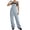 Light Blue, variant on Tqcoqu Womens Wide Leg Jumpsuits Adjustable Strap Casual Loose Fit with Pockets,Army Green,Women's S-XXL