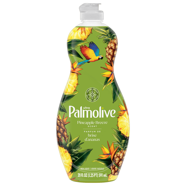 Liquide vaisselle Palmolive Ultra Strength, parfum Brise d'ananas , 591ml