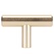 thumbnail image 3 of 6 Sets oro cajón manija espacio aluminio estilo europeo manija muebles piezas de repuesto (en forma de T solo agujero), 3 of 8