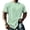 Mint Green, variant on Yifymode Oversized Shirts for Men Vintage Short Sleeve Beach Vacation Tops Solid Casual Loose Fit Breathable Athletic T Shirts