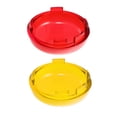 thumbnail image 6 of Unique Bargains 4pcs Amber Red Motorcycle Turn Signal Light Lens Covers Front Rear for Harley Davidson Sportster Softail Road King, 6 of 6